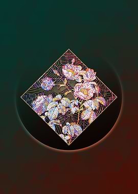 Gold Tomentose Rose Mosaic