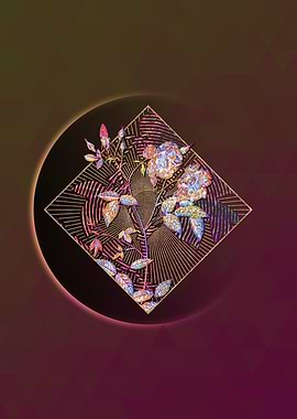 Velvet China Rose Mosaic