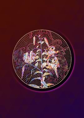 Tiger Lily Floral Mosaic