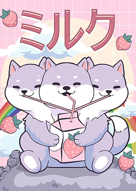 Kawaii Cerberus Strawberry