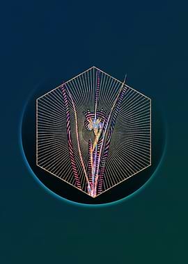 Snakes Head Floral Mosaic