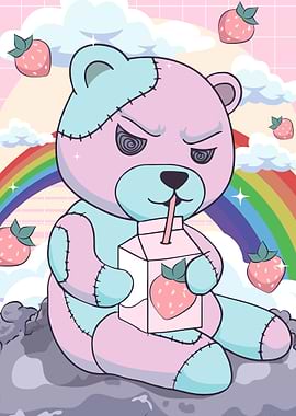 Kawaii Bear Voodoo Doll