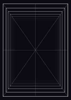 Rectangularity Navy Blue