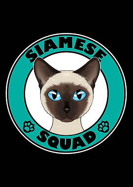 Siamese Squad I Cat Lover