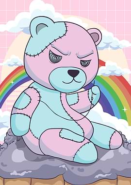 Kawaii Bear Voodoo Doll