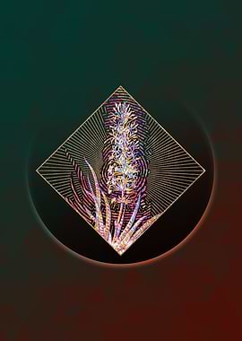 Snake Plant Floral Mosaic