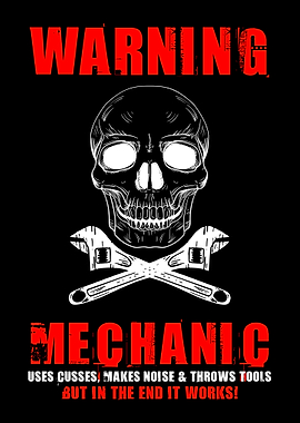 Mechanic Wall Art Decor