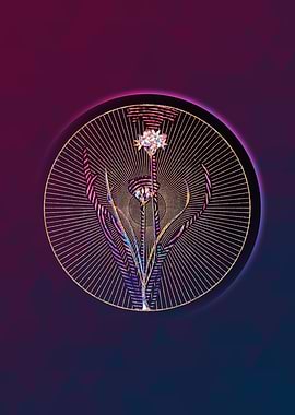 Three Cornered Leek Mosaic