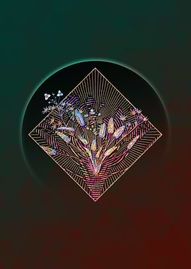 Geometric Mosaic Starfruit