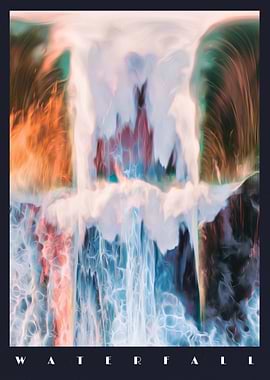 Waterfall blue
