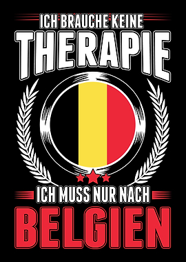 Belgien Flagge Therapie Br