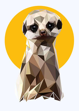 Meerkat pop art