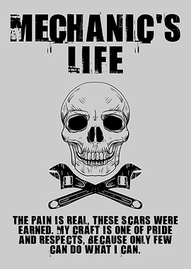 Mechanic Wall Art Decor