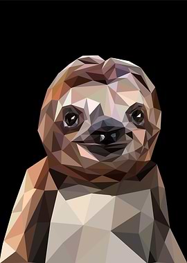 Sloth pop art