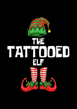 Christmas Tattooed Elf