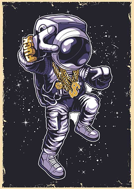 Poster Astronout Art