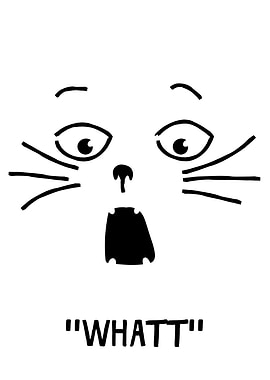 Shocked Cat Face