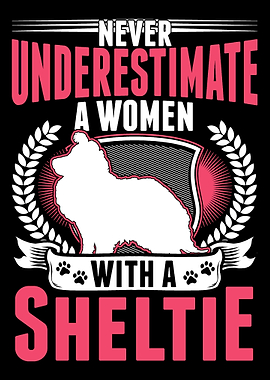 Sheltie Woman Shetland She