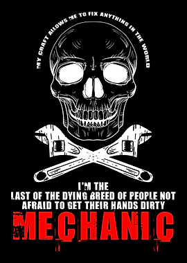 Mechanic Wall Art Decor