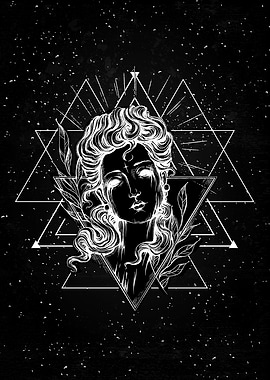 Grunge Dark Art Painting