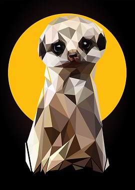 Meerkat pop art
