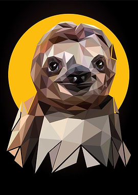 sloth pop art