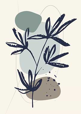 Tropical botanical plant