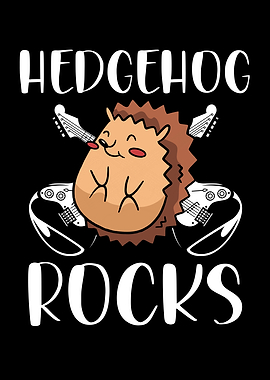 Cute Hedgehog rocks