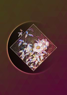 White Rose of Snow Mosaic