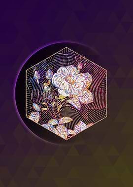 White Rose of York Mosaic