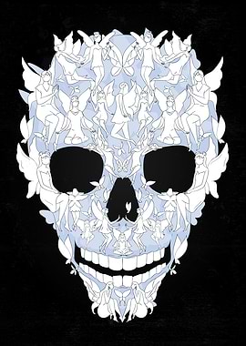 Fairy Skull Dark Art