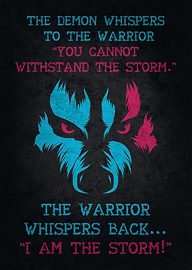 Wolf Says I AM THE STORM