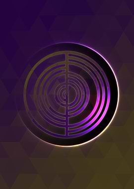 Rainbow Geometric Symbol