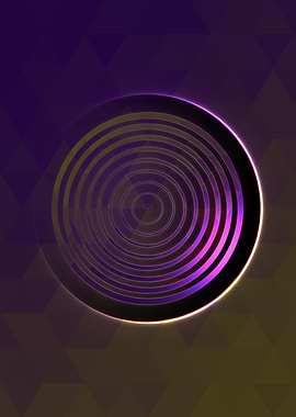 Glowing Glyph Seal Circle