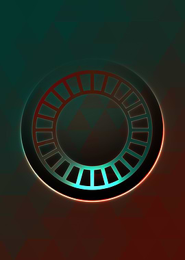 Rainbow Geometric Symbol