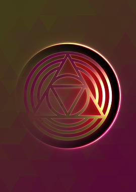 Glowing Glyph Seal Circle