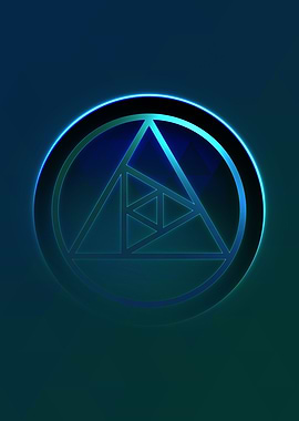 Rainbow Geometric Symbol