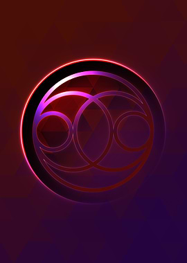 Rainbow Geometric Symbol