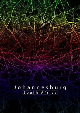 Johannesburg City Map