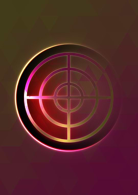 Rainbow Geometric Symbol