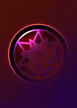 Rainbow Geometric Symbol