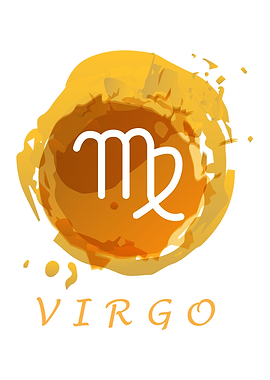 Watercolor Virgo Aesthetic