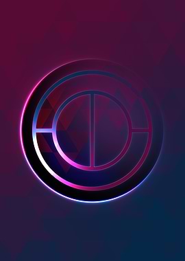 Rainbow Geometric Symbol