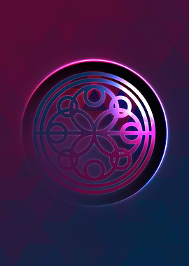Glowing Glyph Seal Circle