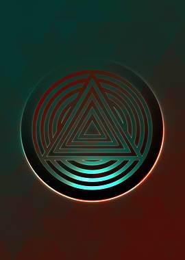 Glowing Glyph Seal Circle