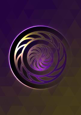 Glowing Glyph Seal Circle