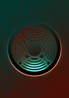 Glowing Glyph Seal Circle