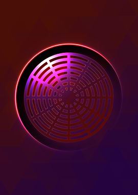 Rainbow Geometric Symbol