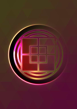 Rainbow Geometric Symbol