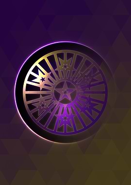 Prismatic Geometric Glyph